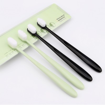 Soft Synthetic hair Bamboo Toothbrush for HOME