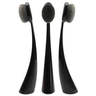 Personalized Self-standing Oval Foundation Makeup Brush with Cover