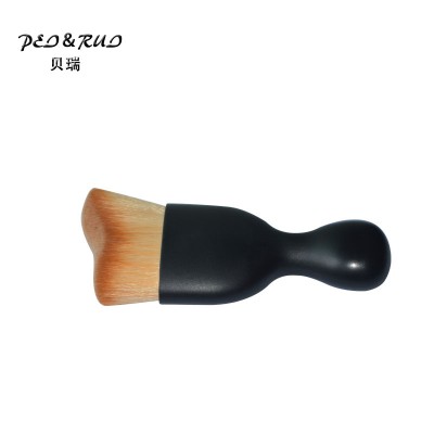 RUIXINLI Customized Super Soft Curve Fiber Hair Professional Face Makeup Brush for Contour